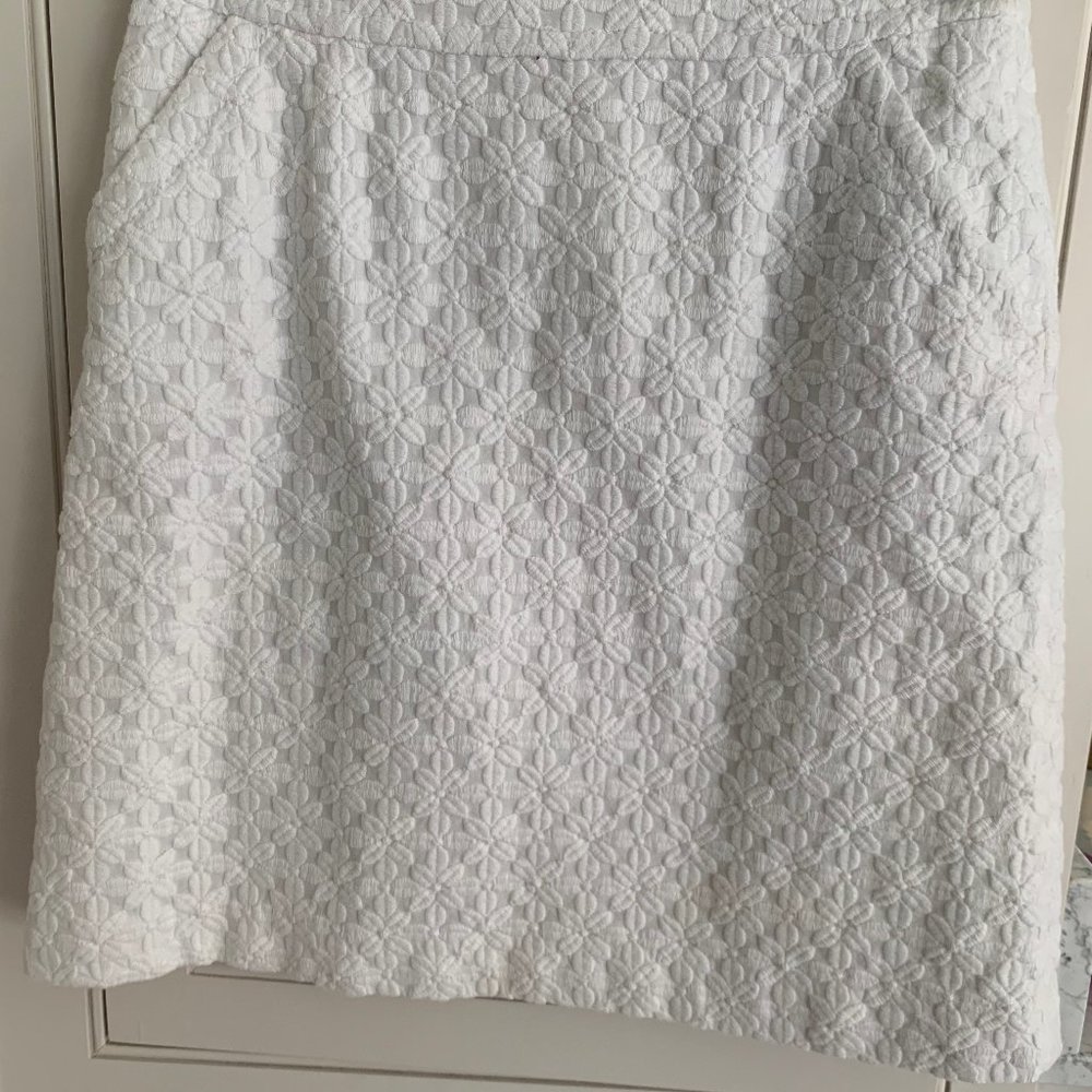 Banana Republic white pencil mini skirt size 0